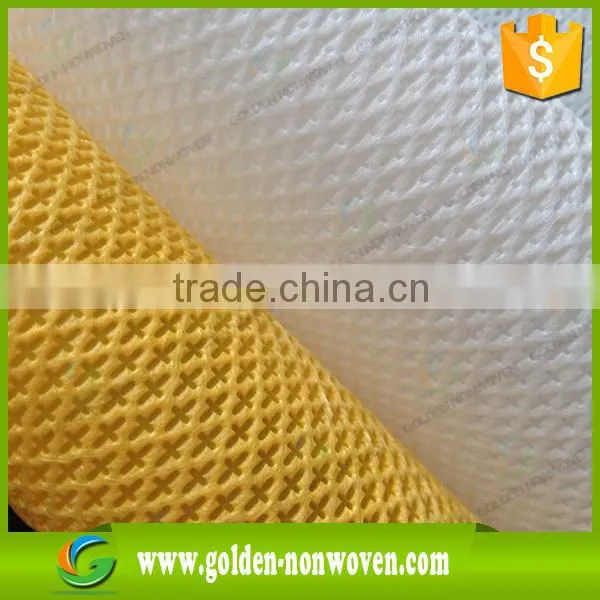 Cross Pattern Spunbond PP Non Woven Fabric pp Cambrelle Shoes Interlining Material photo-2