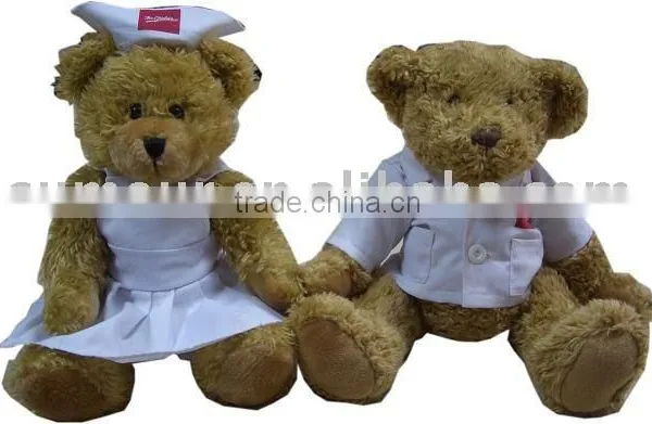 Teddy Bear With Nurse and Doctor Uniform