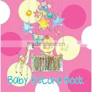 BABY RECORD BOOKS IN PINK COLOR