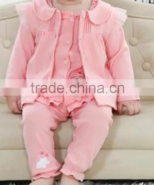 Baby Girl Clothing Set/baby Girl Wear 3 Pcs Set for 2015 photo-2