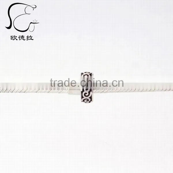 China Wholsale Good Quality Sterling Silver Tube Spacer Beads photo-3