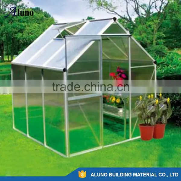 Greenhouse Kit Aluminum Frame Greenhouse Glass Greenhouse Prefabricated Garden Greenhouses photo-2