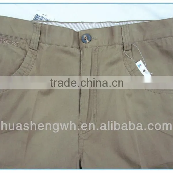 Khaki Man's Fashion Cotton Casual Trousers Pants 2013 Manufacturer photo-6