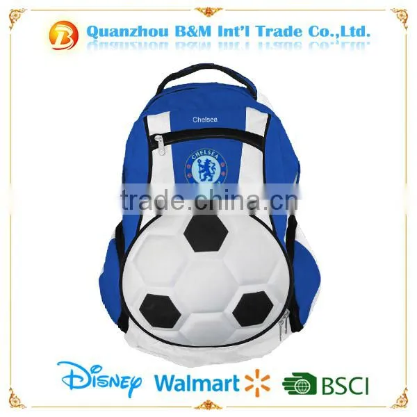 Blue Color Football EVA Shape Backpack Bags photo-3