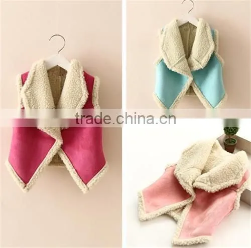 Children Faux Fur Vest Without Hood photo-4