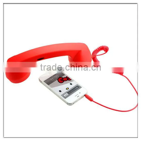 Shiny Anti-radiation Retro Telephone Receiver for Mobile