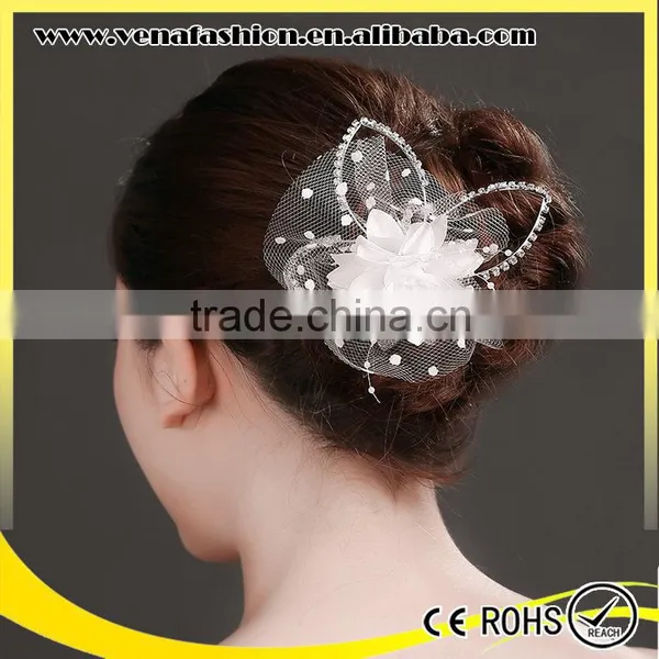 Ponytail Flower Hair Ornament, Braid Hair Ornament
