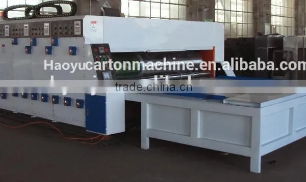 Semi Automatic Printing and Slotting Die Cutting for Carton Box photo-5