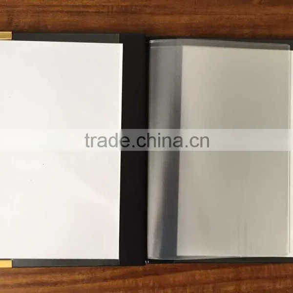2016 New PVC Menu Book Folder, Plastic Folder photo-2
