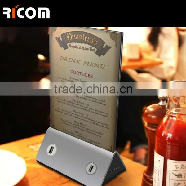 Bar/restaurant/ Coffee Shop Menu Standby Power Bank 6000mah photo-5