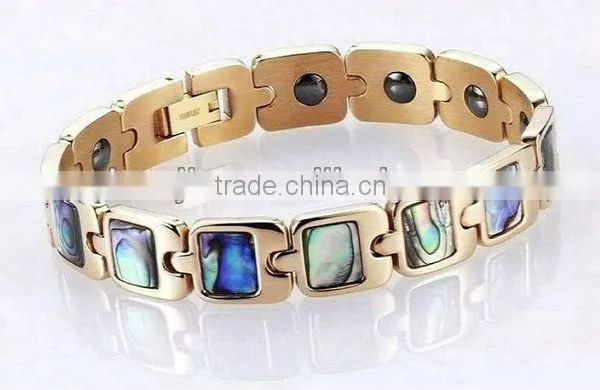 Eye Catcher Bohemian Style Titanium Shell Bracelets For Whoesale#11005