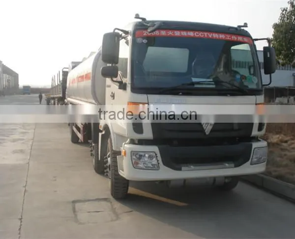 Aumen Auman 3 Axles Oil Truck 26000 Lit Litres Literes Fuel Tank Truck Sale in Russia photo-6