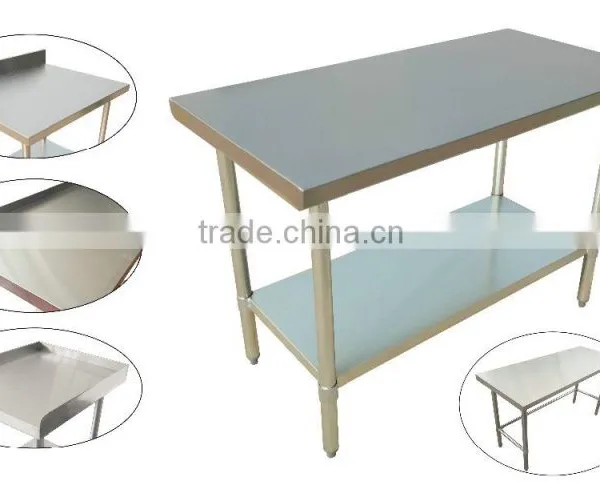 NSF Approval Detechable Prep Stainless Steel Work Table for Commercial Kitchen or Restaurant photo-5