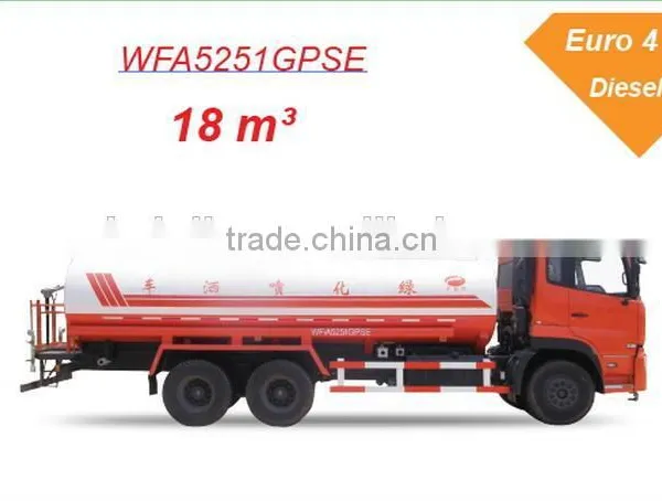 2016 New Product South America Market Super Euro4 Diesel Water Carting