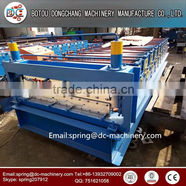 High Quality Trapezoidal Metal Sheet Roofing Roll Forming Machine photo-6