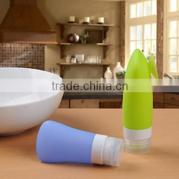 Hot Selling Travel silicone lotion bottle,silicone shampoo bottles,silicone cosmetic bottles
