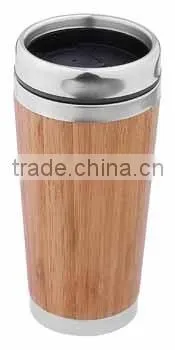 Auto Mug With 100%natural Bamboo
