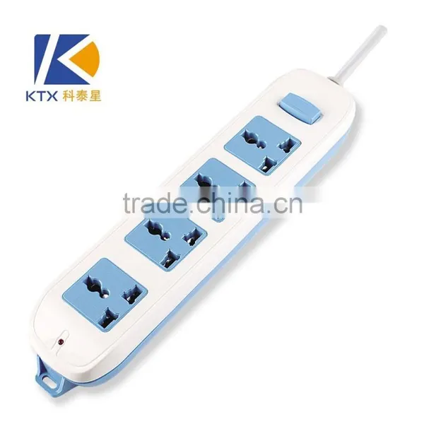 4 Way Electrical Outlet Socket, Wall Mounted Power Outlet Socket