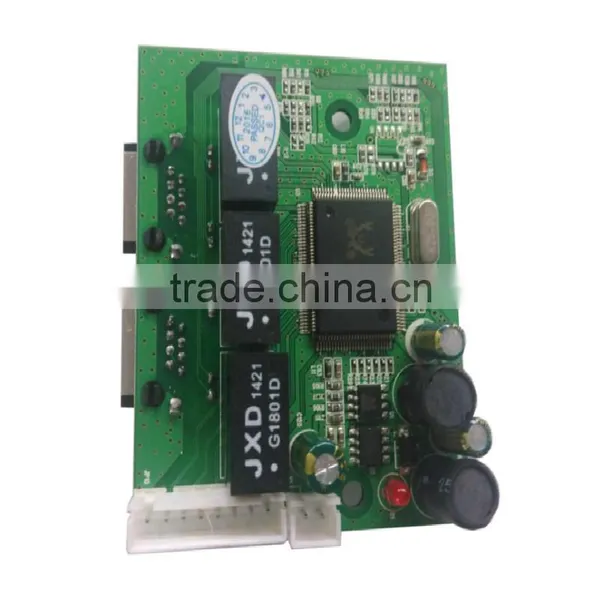 OEM 3 Port 10/100/1000mbps Mini Gigabit Ethernet Switch Board photo-2