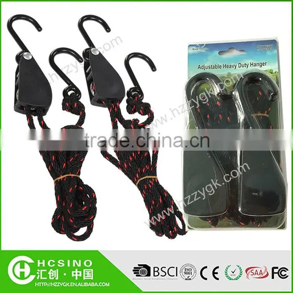Hydroponic Grow Light 1/4" Ratchet Hanger/ Rope Ratchet Reflector Hanger/ Adjustable Light Rope Ratchet photo-3