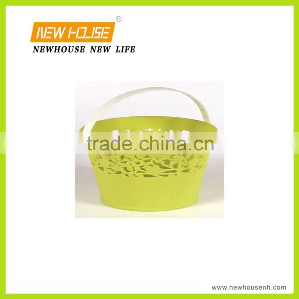Mini Plastic Storage Basket With Handle