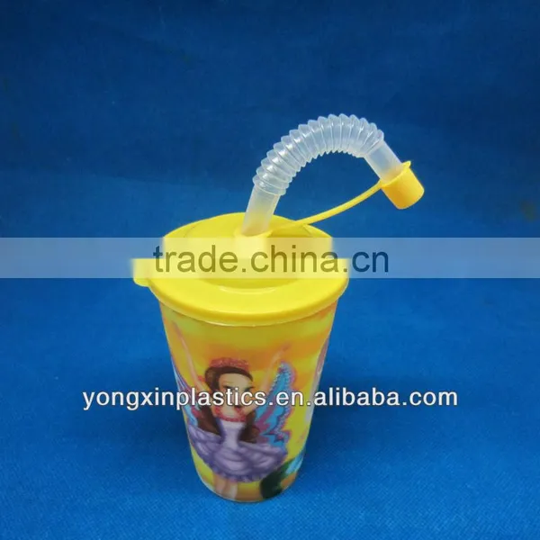 3D Lenticular Cup With Straw and Lid