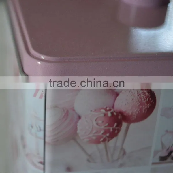 Square Tin Box/square Metal Tea Tin Box photo-2
