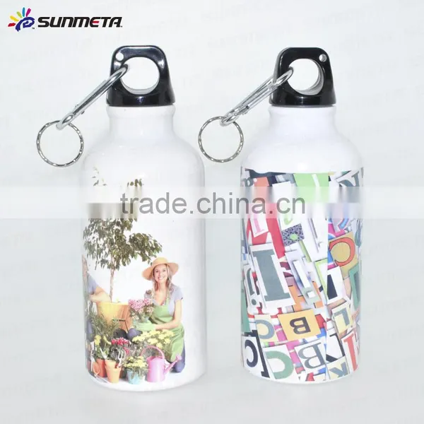 Hot Selling Promotional Sublimation Aluminum Bottle DIY Printing Travel Souvenir Water Bottle 400ml photo-3