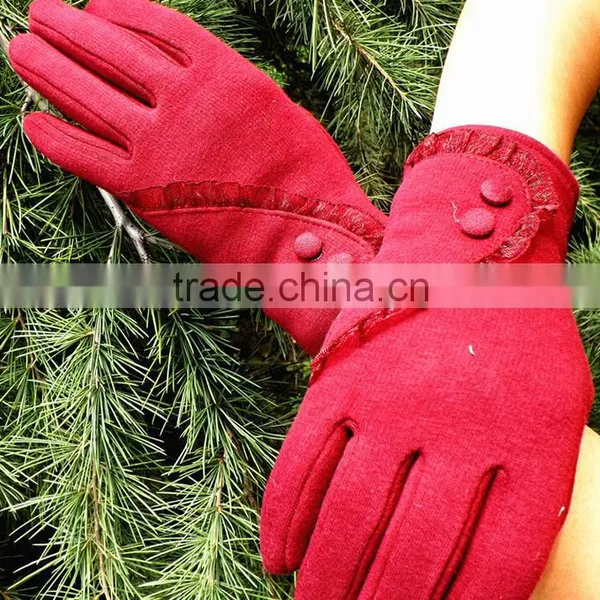 Hot Selling Low Price Full Finger Customize Mirco Velvet Material Cycle Winter Gloves for Woman photo-4