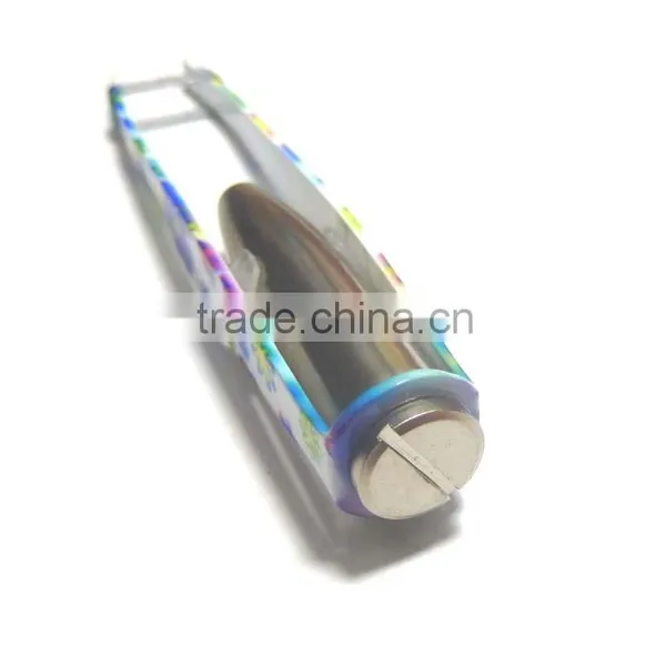 Flowers Pattern Tweezer With Led Light, Stainless Steel Tweezer, Light Tweezer, photo-5