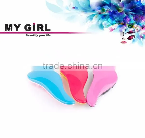 Good Peputation Factory Price Injection Molding Pink Hair Brush photo-2