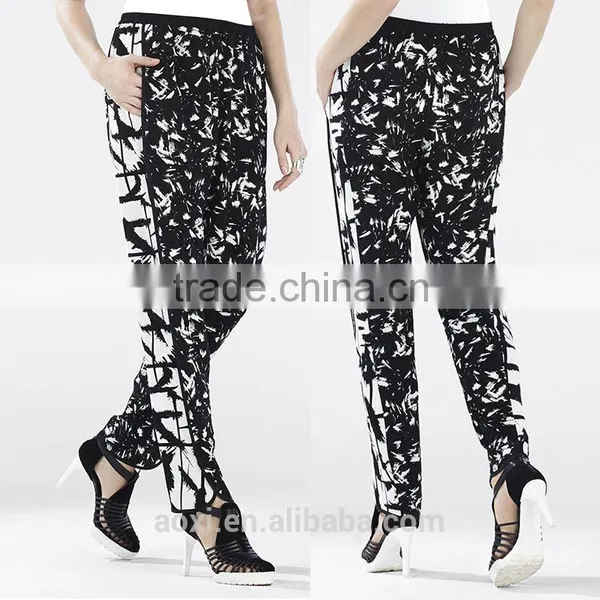 Oem Service Custom Design Sports Legging Girls Stripe Nylon Spandex Yoga Pants photo-6