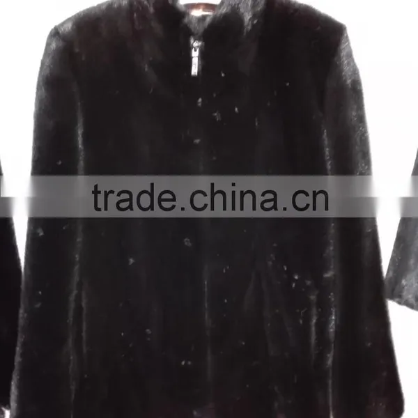 Top Quality Natural Men Real Mink Fur Coat