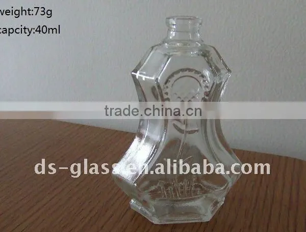 40ml Shaped Perfume Glass Bottle