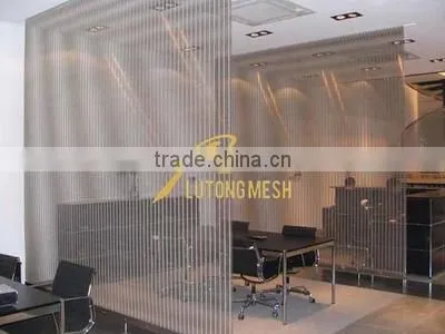 Decorative Metal Facade Cladding Mesh External Wall Cladding Room Dividers