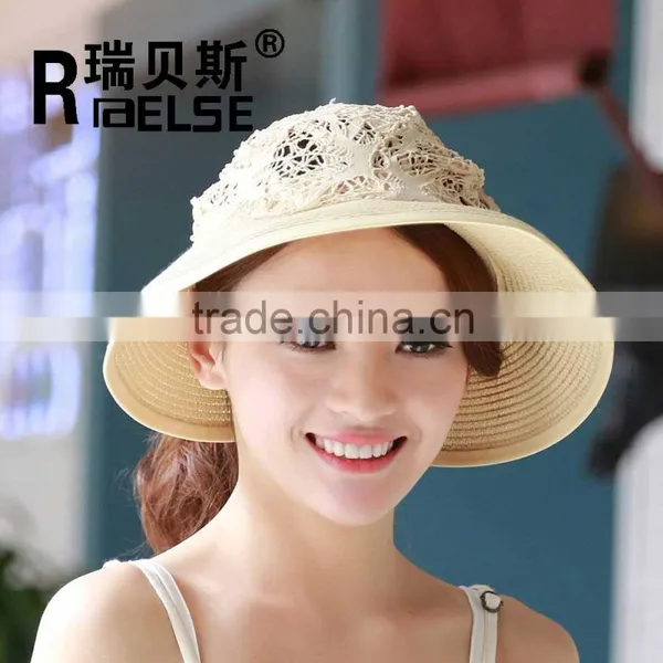 Beautiful Beach Hat for Promotion Ladies Hats Paper Straw Hat photo-4