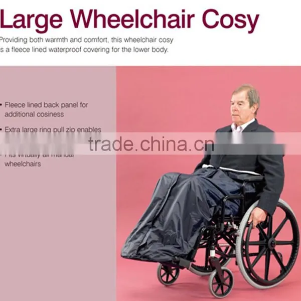 Topmedi Waterproof Lining Large Wheelchair Cosy Cozy/Leg Cover Long Zipper Cashmere Sleeves Lightweight Handicap Wheelchair Kosy
