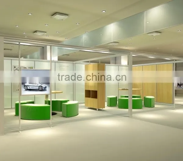 Affordable Smart Design Aluminum Wooden Office Partition Wall(HK85-series)