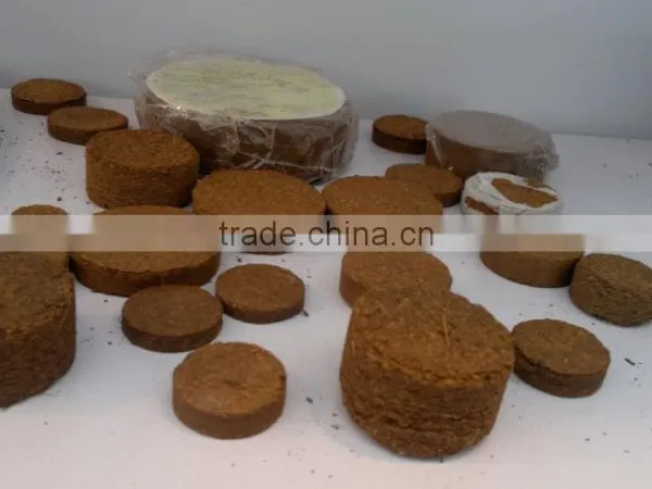 Coconut Cocopeat Block Tablets Making Machine
