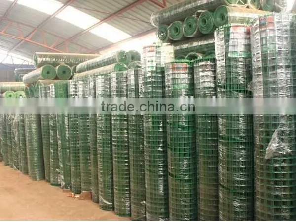Grass Green Coated 2mm Iron Wire Welded Mesh 50x50mm Mesh Size 1x30m Rolls photo-4