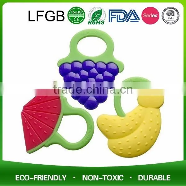 Wholesale Customized Food Grade Bpa Free Silicone Baby Teether photo-2