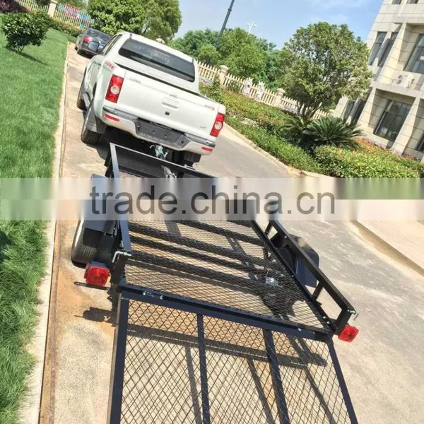 Galvaniaed ATV Trailer With Checkered Plate photo-3