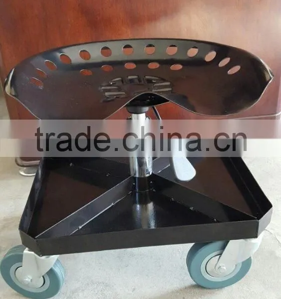Rolling Gas Lift Garage Stool With Tool Tray TC4509