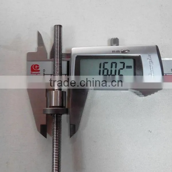 1mm Pitch 1mm Thread Starts Stainless Steel Ball-Screws 0601 photo-2