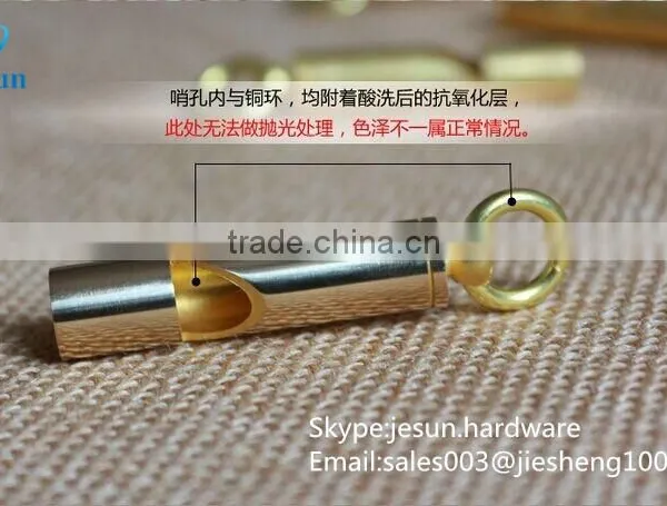 China Supplier Wholesale Lifesaving Whistle,ring Whistle,survival Whistle,EDC Metal Whistle photo-5