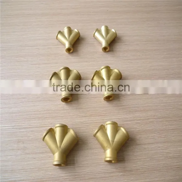 Brass German Type Quick Female W-four Way Connector / Copper Fitting Pipe, photo-6