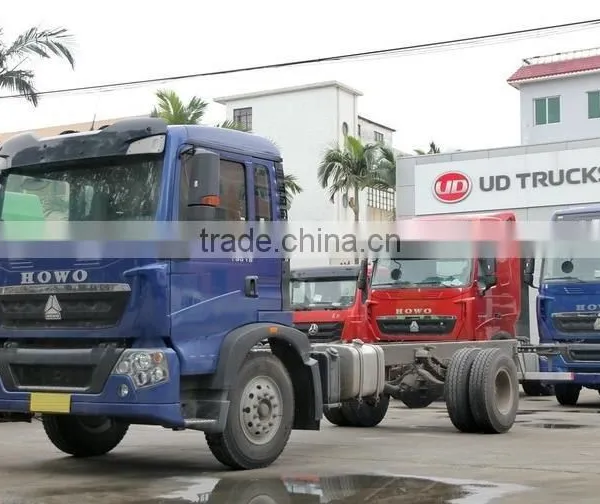 Howo T5G Cargo Crane Truck Chassis 180HP 4X2 Low Price Sale photo-4