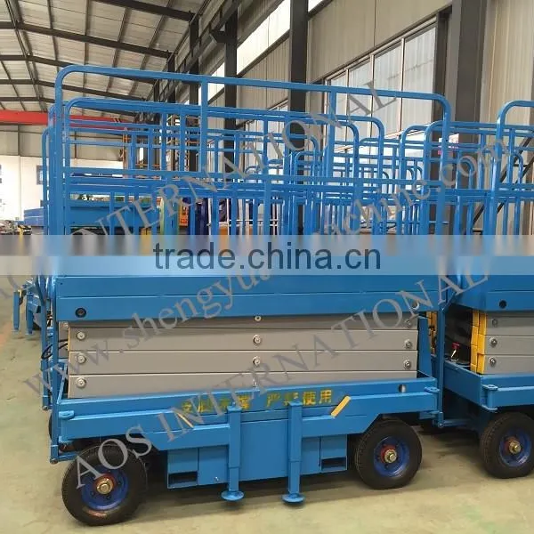 4m Height Hydraulic Mini Scissor Work Lift photo-5