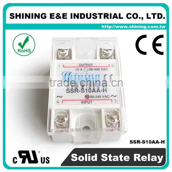SSR-S10AA-H For Heater 10A 480V AC 380V SSR Solid State Relay photo-2