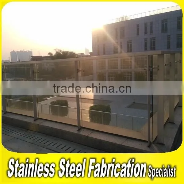 Residential 304 Stainless Steel Stair Outdoor Glass Railings photo-4